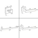 wonderland shower inc Luxurious 4-Piece Stainless Square Matte Black Bathroom Hardware... Shower Accessory - Lifestyle View
