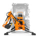 7' Tractor Backhoe Attachment with Hydraulic Thumb,  12" Bucket,  ISO/