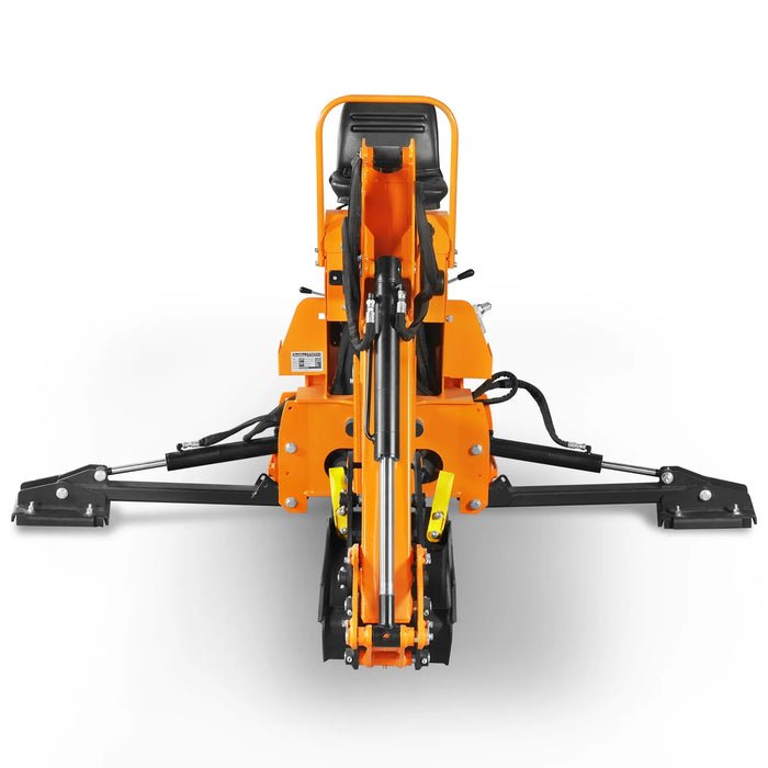 7' Tractor Backhoe Attachment with Hydraulic Thumb,  12" Bucket,  ISO/ — view 25