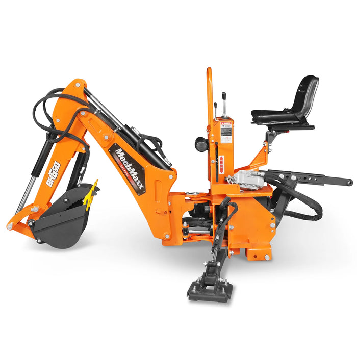 7' Tractor Backhoe Attachment with Hydraulic Thumb,  12" Bucket,  ISO/ — view 27