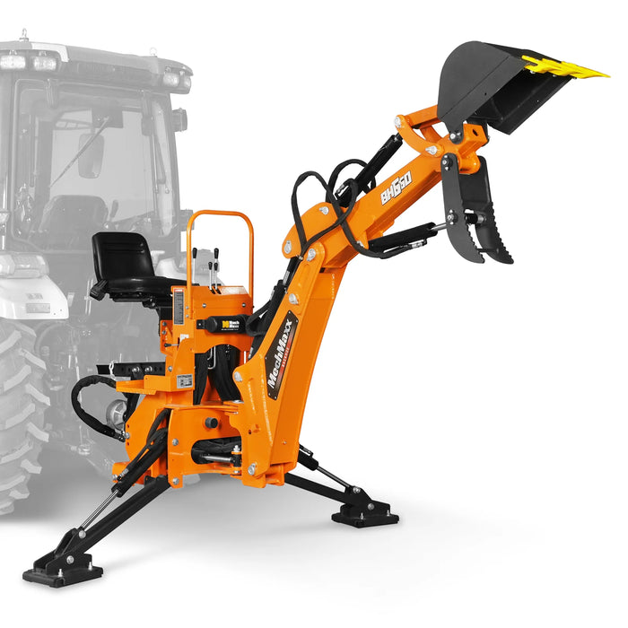 7' Tractor Backhoe Attachment with Hydraulic Thumb,  12" Bucket,  ISO/ — view 21