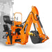 8' Tractor Backhoe Attachment with Mechanical Thumb,  15" Bucket,  ISO — view 19