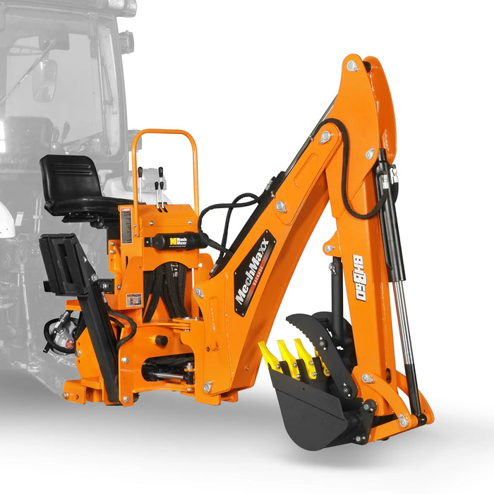 9' Tractor Backhoe Attachment with Mechanical Thumb,  15" Bucket,  ISO — view 19