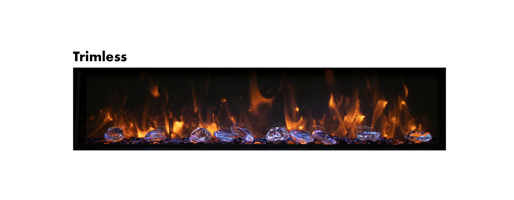 40" Electric Fireplace BI-40-DEEP-OD-LUMINA - back view