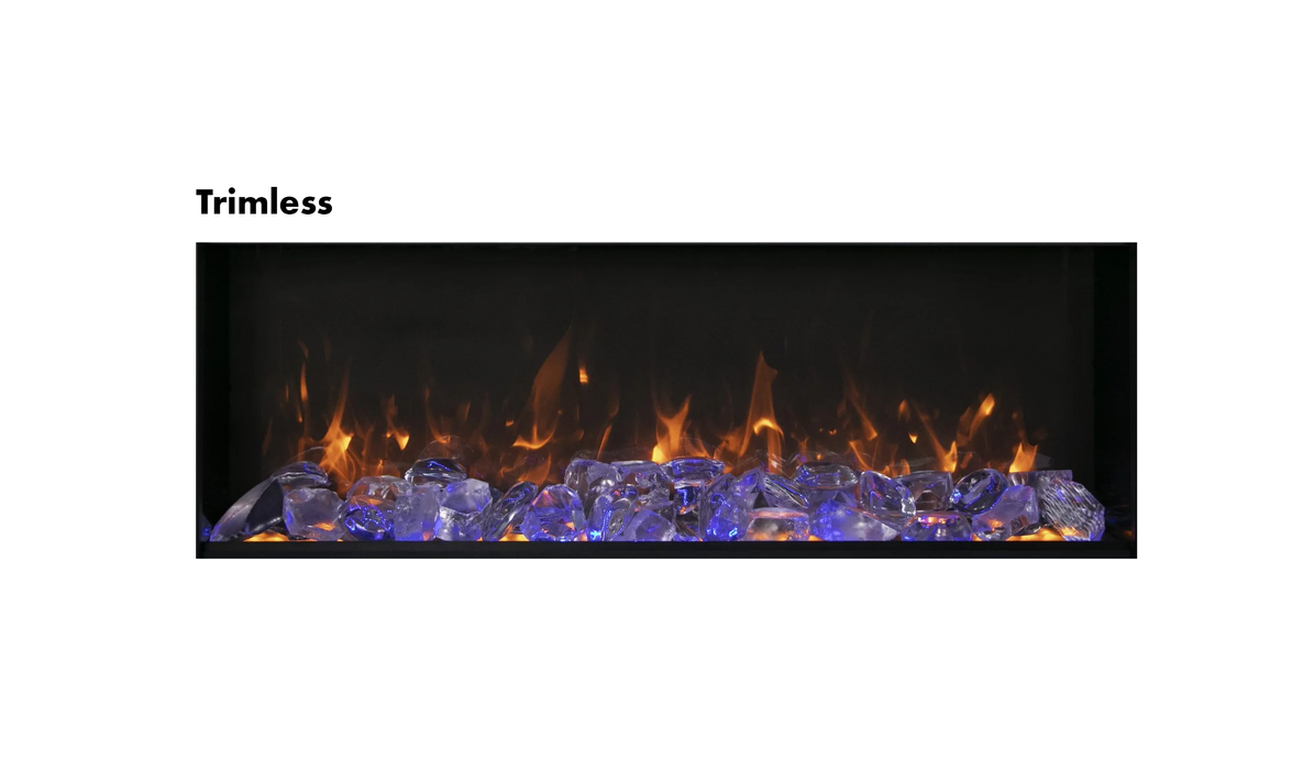 50" Electric Fireplace BI-50-XTRASLIM-LUMINA - specifications diagram