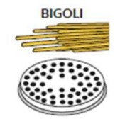 AMPTO ACTRMPF43 bronze pasta die - Bigoli 3 mm