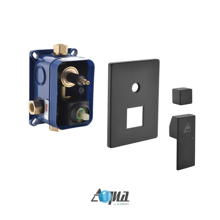 KubeBath Aqua Piazza Rough-In Valve With Cover Plate, Handle and Diverter