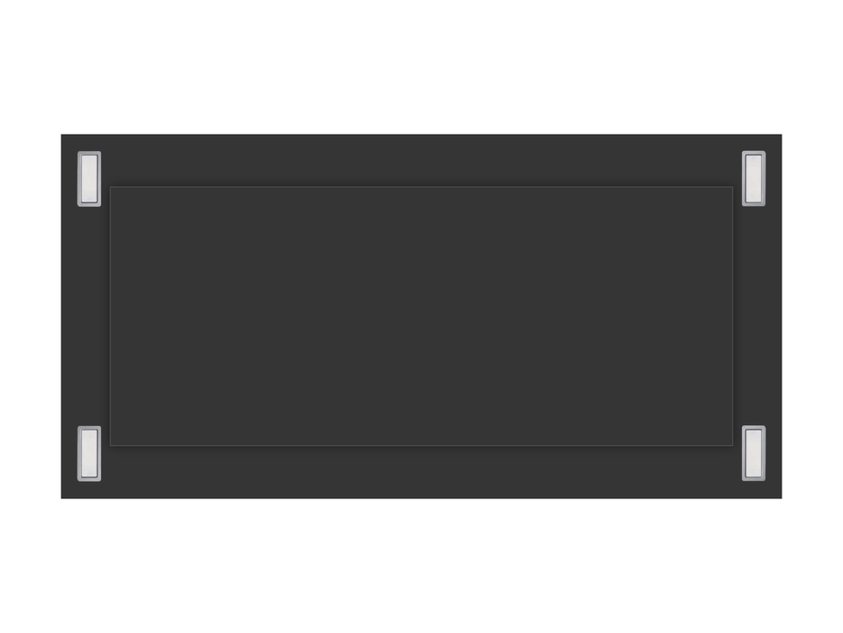 (Dented) 600 CFM Black Flush Ceiling Mount Range Hood - VICTORY Sunset