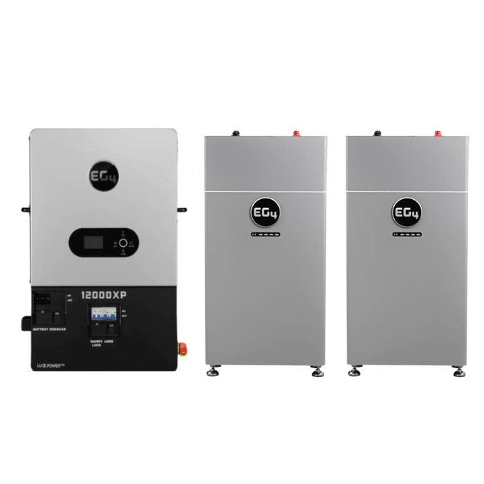 Green Vista Living EG4 12K XP Inverter & 314Ah Wallmount Indoor Battery Bundle | 48V Off-Grid Power | Smart... - Close-Up