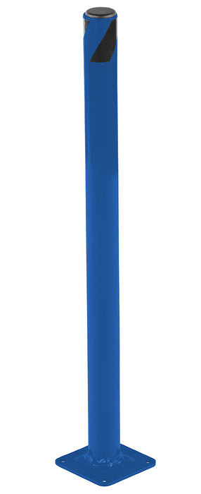 Vestil BOL-24-2-BU Steel Pipe Safety Bollard 24 in. x 1-3/4 in. Blue