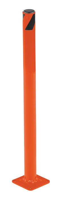 Vestil BOL-24-2-OR Steel Pipe Safety Bollard 24 in. x 1-3/4 in. Orange