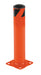 Vestil BOL-24-4.5-OR Steel Pipe Safety Bollard 24 in. x 4-1/2 in. Orange