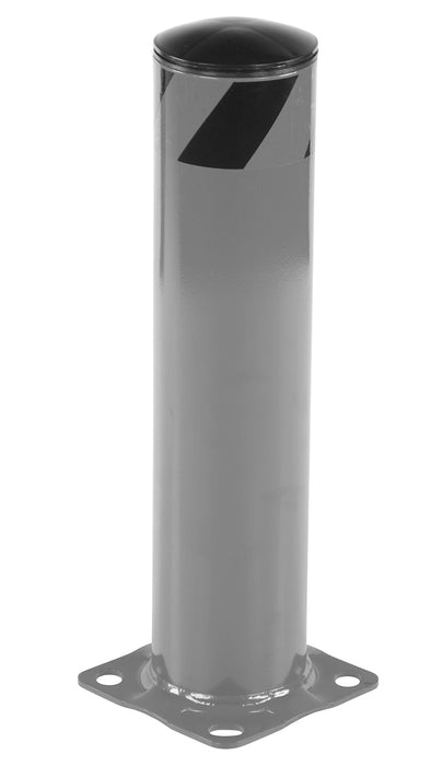 Vestil BOL-24-5.5-GYSG Steel Pipe Safety Bollard 24 in. x 5-1/2 in. Gray Semi Gloss