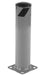Vestil BOL-24-5.5-GYSG Steel Pipe Safety Bollard 24 in. x 5-1/2 in. Gray Semi Gloss