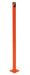 Vestil BOL-36-2-OR Steel Pipe Safety Bollard 36 in. x 1-3/4 in. Orange