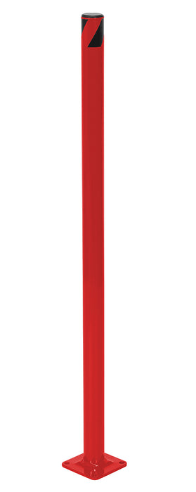 Vestil BOL-36-2-RED Steel Pipe Safety Bollard 36 in. x 1-3/4 in. Red