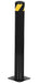 Vestil BOL-36-4.5-BK Steel Pipe Safety Bollard 36 in. x 4-1/2 in. Black