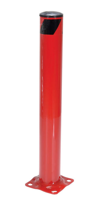 Vestil BOL-36-4.5-RED steel pipe safety bollard - view 2