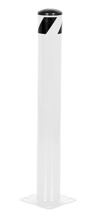 Vestil BOL-36-4.5-WT Steel Pipe Safety Bollard 36 in. x 4-1/2 in. White