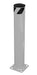 Vestil BOL-36-5.5-SL Steel Pipe Safety Bollard 36 in. x 5-1/2 in. Silver
