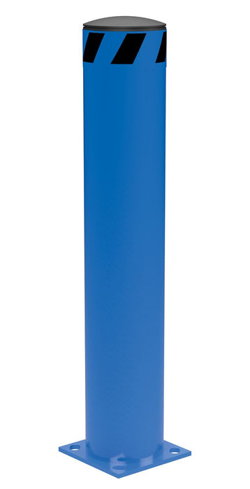 Vestil BOL-36-6.5-BU Steel Pipe Safety Bollard 36 in. x 6-1/2 in. Blue