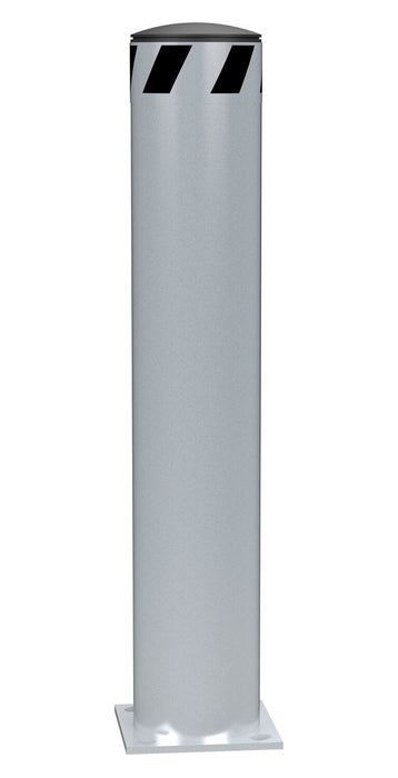 Vestil BOL-36-6.5-SL Steel Pipe Safety Bollard 36 in. x 6-1/2 in. Silver