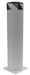 Vestil BOL-36-8.5-GYSG Steel Pipe Safety Bollard 36 in. x 8-1/2 in. Gray Semi Gloss