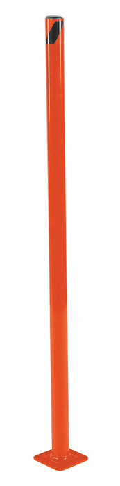 Vestil BOL-42-2-OR Steel Pipe Safety Bollard 42 in. x 1-3/4 in. Orange