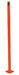 Vestil BOL-42-2-OR Steel Pipe Safety Bollard 42 in. x 1-3/4 in. Orange