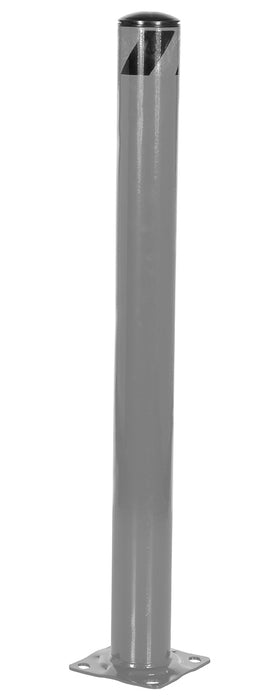Vestil BOL-42-4.5-GYSG Steel Pipe Safety Bollard 42 in. x 4-1/2 in. Gray Semi Gloss