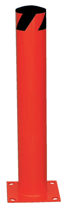 Vestil BOL-42-5.5-RED Steel Pipe Safety Bollard 42 in. x 5-1/2 in. Red
