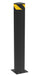 Vestil BOL-42-6.5-BK Steel Pipe Safety Bollard 42 in. x 6-1/2 in. Black