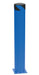 Vestil BOL-42-6.5-BU Steel Pipe Safety Bollard 42 in. x 6-1/2 in. Blue
