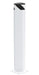Vestil BOL-42-6.5-WT Steel Pipe Safety Bollard 42 in. x 6-1/2 in. White
