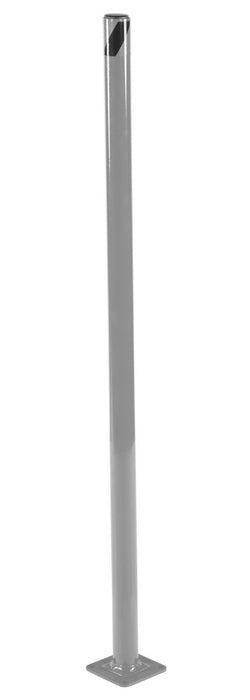 Vestil BOL-48-2-GYSG Steel Pipe Safety Bollard 48 in. x 1-3/4 in. Gray Semi Gloss