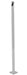 Vestil BOL-48-2-SL Steel Pipe Safety Bollard 48 in. x 1-3/4 in. Silver