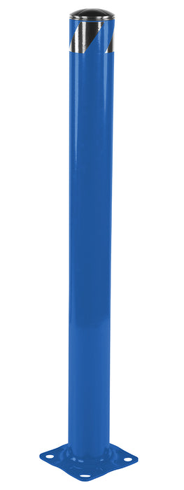 Vestil BOL-48-4.5-BU Steel Pipe Safety Bollard 48 in. x 4-1/2 in. Blue
