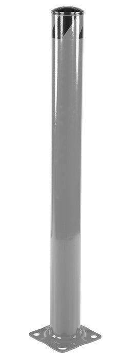 Vestil BOL-48-4.5-GYSG Steel Pipe Safety Bollard 48 in. x 4-1/2 in. Gray Semi Gloss
