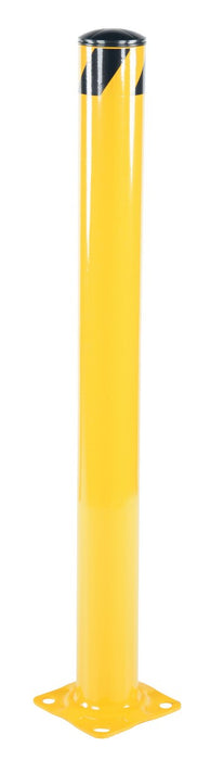 Vestil BOL-62-4.5 Steel Pipe Safety Bollard 62 in. x 4-1/2 in. Yellow