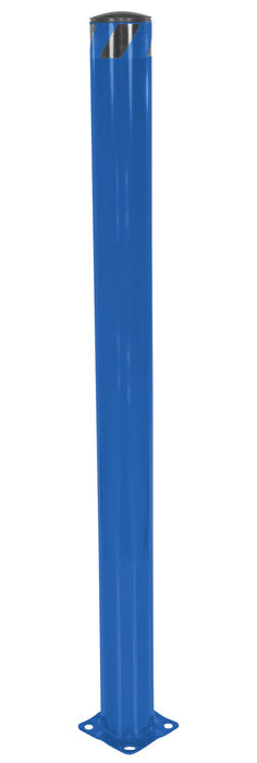 Vestil BOL-62-5.5-BU Steel Pipe Safety Bollard 62 in. x 5-1/2 in. Blue