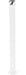 Vestil BOL-62-5.5-WT Steel Pipe Safety Bollard 62 in. x 5-1/2 in. White