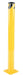Vestil BOL-62-5.5 Steel Pipe Safety Bollard 62 in. x 5-1/2 in. Yellow