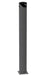 Vestil BOL-62-6.5-GYSG Steel Pipe Safety Bollard 62 in. x 6-1/2 in. Gray Semi Gloss