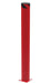 Vestil BOL-62-6.5-RED Steel Pipe Safety Bollard 62 in. x 6-1/2 in. Red