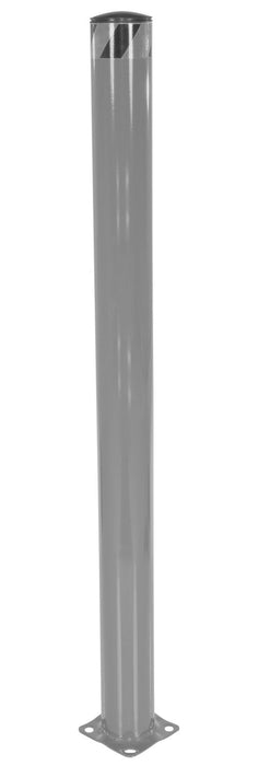 Vestil BOL-72-4.5-GYSG Steel Pipe Safety Bollard 72 in. x 4-1/2 in. Gray Semi Gloss