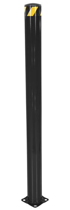 Vestil BOL-72-5.5-BK Steel Pipe Safety Bollard 72 in. x 5-1/2 in. Black