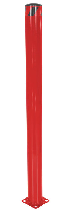 Vestil BOL-72-5.5-RED Steel Pipe Safety Bollard 72 in. x 5-1/2 in. Red