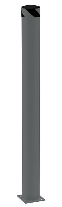 Vestil BOL-72-6.5-GYSG Steel Pipe Safety Bollard 72 in. x 6-1/2 in. Gray Semi Gloss