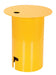 Vestil BOL-R-SLV-CV Steel Removable Bollard Sleeve Cover 8 in. x 8 in. x 9-13/16 in. Yellow