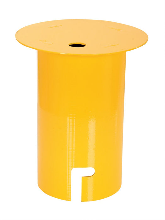 Vestil BOL-R-SLV-CV steel removable bollard sleeve cover - view 2